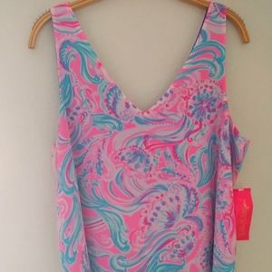 Lilly Pulitzer Sz Large Reversible Tank Top NWT